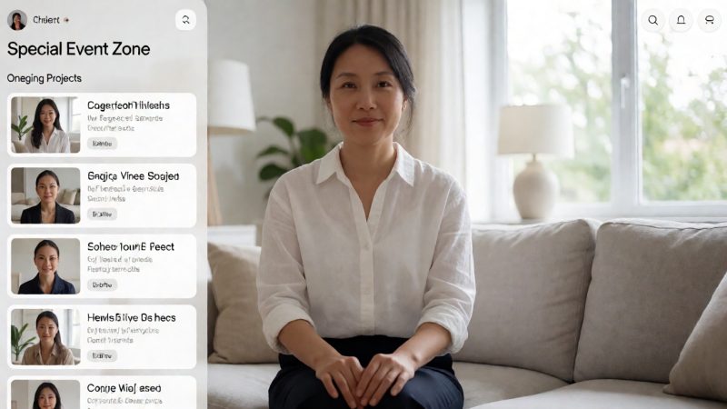 专题活动专区:几个正在进行的观看企划 示意图
